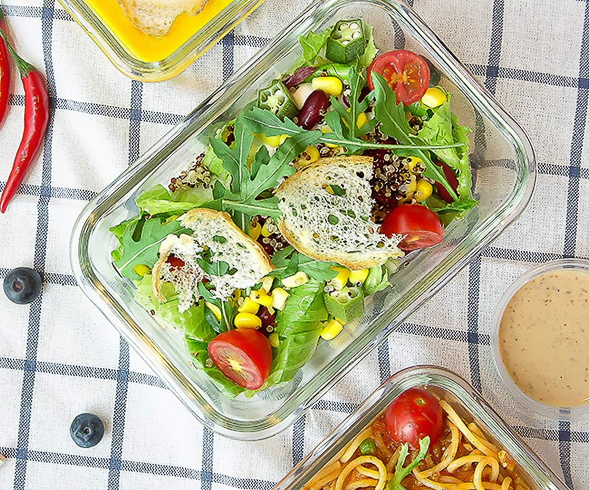 [8 Packs,30 Oz]Glass Meal Prep Containers,Mcirco Glass Food Storage Containers,Airtight Glass Lunch Containers with Lids - Bpa-Free Microwave, Oven, Freezer and Dishwasher Safe