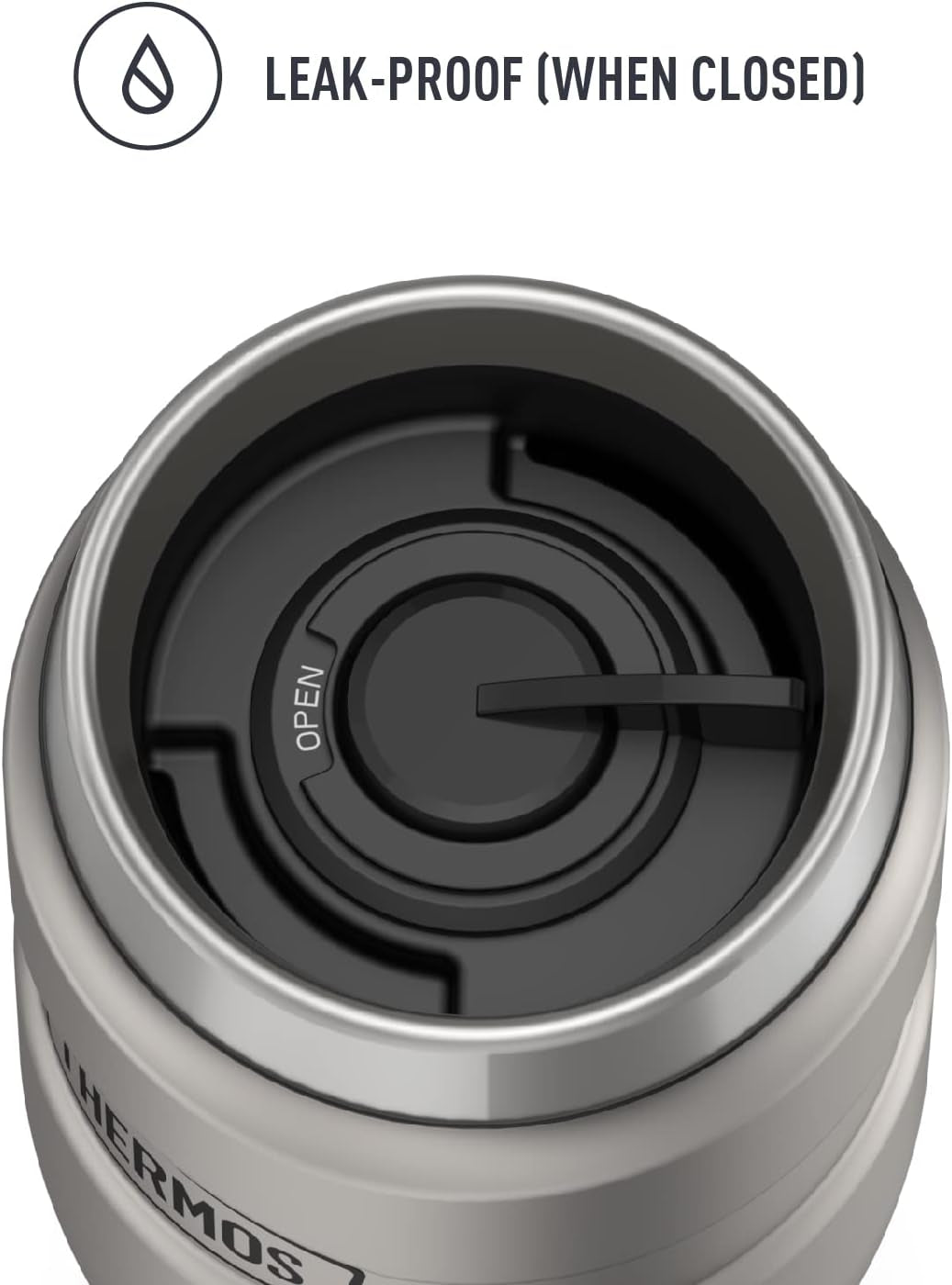 Stainless King Vacuum-Insulated Travel Tumbler, 16 Ounce, Matte Steel